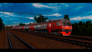Trainz 12. Вечерний маршрут. Марьино - Москва - Балмора