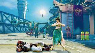 Street Fighter 5 Survival Chun-li and R.Mika Summer Costume gameplay