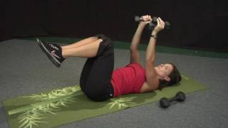 How to Work Out Properly : Laying Tricep Extension Exercise