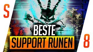 BESTE SUPPORT RUNEN SEASON 8 - Thresh, Rakan, Janna,... | Runes S8 [German]