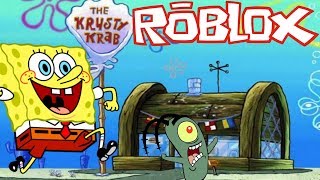 Приключение в Roblox помогаем ПЛАНКТОНУ ДОБЫТЬ секретную формулу КРАБСБУРГЕРА