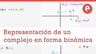 Representación de un complejo en forma binómica