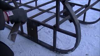 Легкие сани для лошади. Часть 1