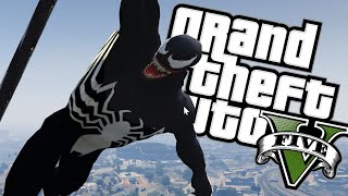 VENOM +MOCE SPIDERMANA! | GTA 5 PC MODY