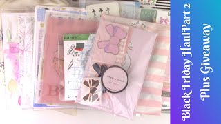 BF Sticker and Planner Haul Part 2 plus Giveaway