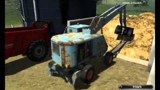 Weimar T174 beim Mist baggern im Landwirtschafts Simulator 2011 TOP MODS