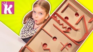 ЛАБИРИНТ ИЗ КАРТОНА ПОЛОСА ПРЕПЯТСТВИЙ | Board Game Labyrinth from Cardboard
