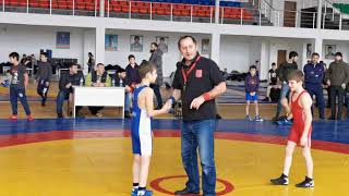 Wrestler Ilyas Dakaev. Republic of Nokhchiche, Chechen-Aul, Northen Caucasus. 04.01.2020