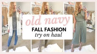 OLD NAVY TRY ON HAUL - FALL 2018 OUTFITS