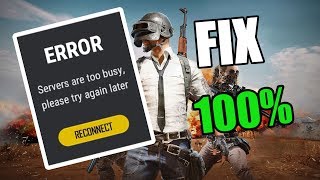 Servers Are Too Busy - Error - PUBG PC LITE - FIX - 100% Working