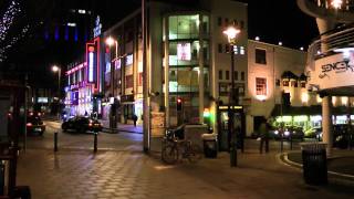Birmingham,HD,2012,Broad St,Chinese Quarter,Night,Centre,England.