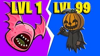 FlyOrDie.io - 4-Player (MAX LVL) Red Grim Reaper | JeromeASF