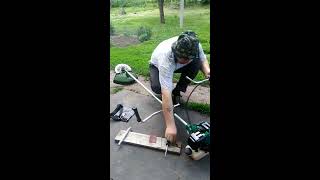 How to replace the trimmer handle / Как заменить ручку триммера