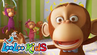 ? Five Little Monkeys ?LooLoo Kids Nursery Rhymes for Kids