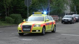 ["Notarzt"-Lichtzeichen & Weitblitz] NEF des DRK Ludwigsburg