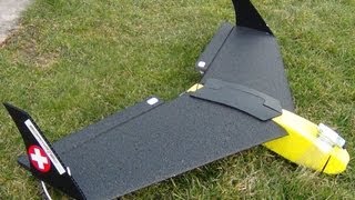 Drone Bormatec Cam Flyer "Q" - little acro flight (HD Wing Camera II 1920x1080p)