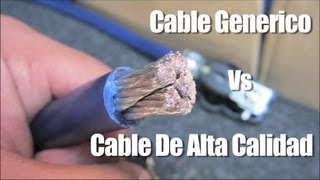 Cable Generico Vs Cable De Alta Calidad