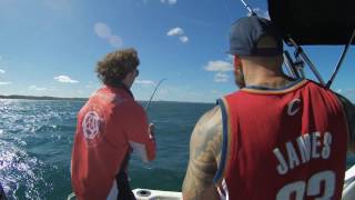ROONEYS POINT FISHING,FRASER ISLAND,EASTER SUNDAY 2017