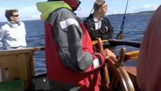 Sailing on "Kajsamoor"