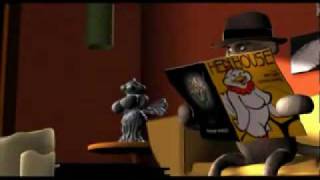 Chick du Jour (A funny sock monkey 3D animation)