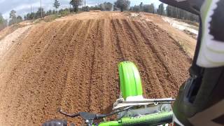 Justin North Florida MX Park riding KX250 2 Stroke