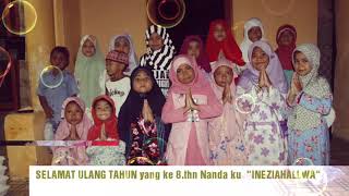 inezia hallwa HBD . yg ke 8.thn.