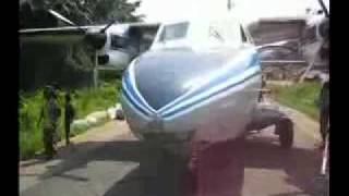 L-410 crazy landing and take off in africa kongo