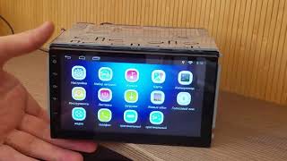 2din gps android магнитола Pioneer pi 707 gps, полний обзор