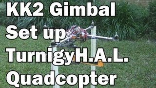 Gimbal set up on the KK2 controller with firmware version 1.5