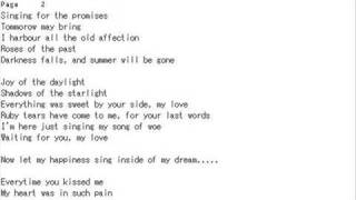 pandora hearts OST2 [everytime youkissed me]