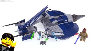 LEGO Star Wars General Grievous' Combat Speeder review! 75199