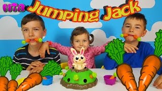 ✔ Jumping Jack Игра Попрыгунчик Джек Выдерни морковку ✔ Прыгающий Джек распаковка ? Зайка Вылетайка