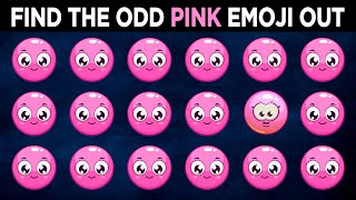 Can You Find Two Odd Emoji Out | Spot The Odd One Out | Find The Difference, Emoji Puzzles
