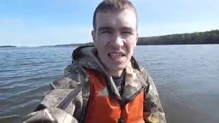 1 день пеше-водного похода (о.Кийпола, Ладога, Карелия)