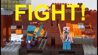 Lego Minecraft - Бой под миром. Лего мультики. Ivan Online