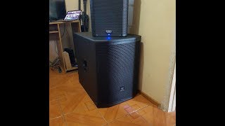 2 QSC K12 & JBL PRX818XLFW