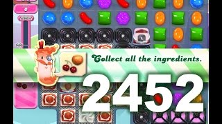 Candy Crush Saga Level 2452 (3 stars, No boosters)