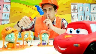 Тачки Молния Маквин и Липкая Ловушка! Видео для мальчиков.