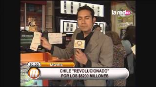 Chile revolucionado con el premio millonario del Loto