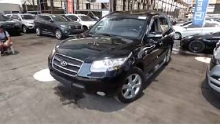 KRISS  AUTOS - HYUNDAI SANTA FE 2008 2.2cc TURBO DIESEL AT SUNROOF NEGRO