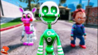 BRAND NEW SLIME ADVENTURE PUPPET MASTER ANIMATRONIC! (GTA 5 Mods FNAF RedHatter)
