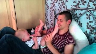 Baby With Bruce Lee Legs!