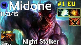 Midone [Secret] plays Night Stalker!!! Dota 2 7.21