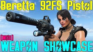 Fallout 4: Weapon Showcases: Beretta 92FS Pistol (Mod)