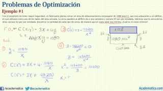 Problemas de optimización - Ejemplo #1