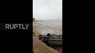 Spain: Torrential rains bring floods to Tarragona province
