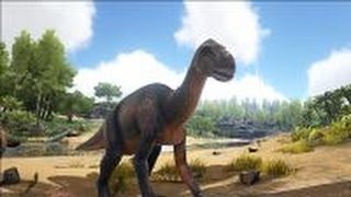 Ark Survival Evolved: Iguanodon Taming and saddle crafting guide