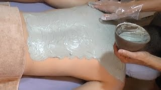Back Treatment with Sea Salt, Seaweed & Green  French Clay
