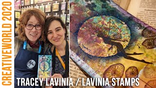 Tracey Lavinia at Creativeworld 2020 - Lavinia Stamps Demo