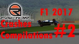 Rfactor F1 2017 Crashes #2 Compilations